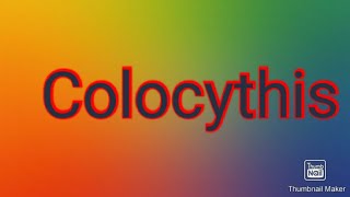 Colocythiscolocynth colic best remedy  homeopathic medicine [upl. by Natica779]