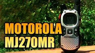 Rádio comunicador tático MJ270MR Motorola  Para Emergências sobrevivência e Bushcraft [upl. by Ecadnak]