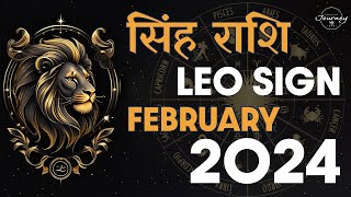 Leo February 2024 Tarot Reading Hindi  Leo February 2024 Love Monthly Predictions Singh Rashi [upl. by Carney]