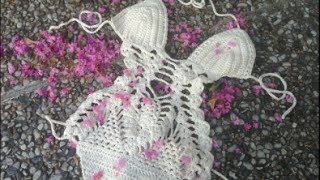 MONOKINI COSTUME INTERO ALLUNCINETTO come fare passo passo  Monokini crochet tutorial [upl. by Cilla794]