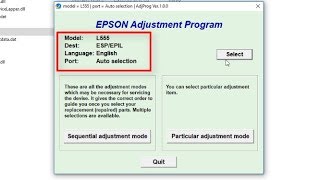 COMO RESETEAR UNA IMPRESORA EPSON L555 100 REAL Y RAPIDO [upl. by Esteban]