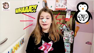 ADVENTSKALENDER 2020 ÖFFNEN TAG 17 🐧 Was für ein Geschenk versteckt sich für Hannah im Kalender [upl. by Dazraf]