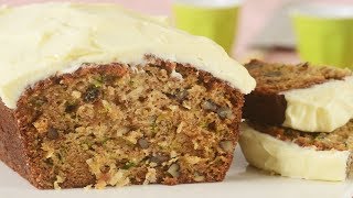 Zucchini Bread Recipe Demonstration  Joyofbakingcom [upl. by Brendis]