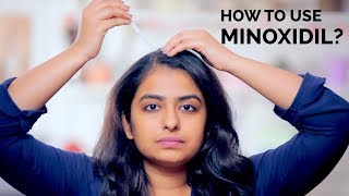 How To Use Minoxidil  Hair Regrowth  Skin Diaries [upl. by Bernie]