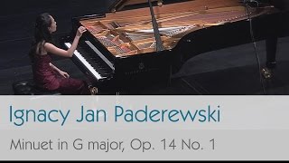 Ignacy Jan Paderewski  Minuet in G major Op 14 No 1 [upl. by Whittemore]