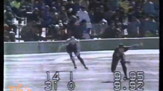 World Championships Sprint Karuizawa 1986  500 m Kuroiwa  Zhelezovskiy [upl. by Adev]