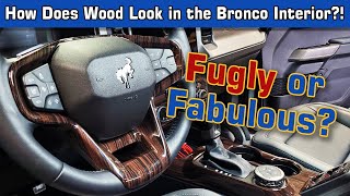 Ford Bronco Interior Wood Grain Trim Covers – Unboxing Install and Review [upl. by Malchus998]