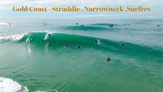 Surfers Paradise  Straddie Or Narrowneck where would you surf   June 2024 [upl. by Narut]