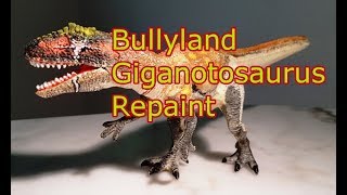 BULLYLAND  Giganotosaurus  Repaint [upl. by Einegue232]