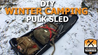 DIY Winter Camping Pulk Sled [upl. by Htebazileharas200]