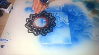 Hintergrund Tutorial mit Airbrush ♥ [upl. by Ozen]