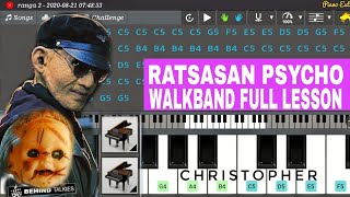 RatsasanRaksashudu Psycho BGM  Piano Walkband Lesson [upl. by Mazurek547]