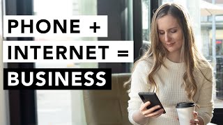 How to Start a BUSINESS with Your PHONE in 2020 StepbyStep Tutorial [upl. by Esened202]