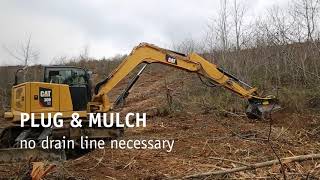 PRINOTH  M450e1090 mulcher for 815 t excavators [upl. by Aremahs]