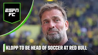 Jurgen Klopp RETURNS to football What will be his new role at Red Bull  ESPN FC [upl. by Yerroc]