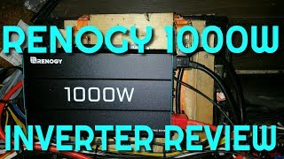 Review of the Renogy 1000 Watt Pure Sine Wave Inverter [upl. by Udenihc]