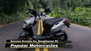 Genuine Scooter Co Roughhouse 50 Popular 2024 Motorcycles [upl. by Niknar]