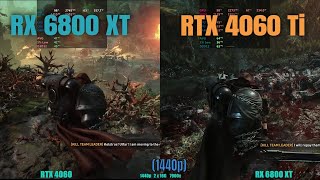 Rtx 4060 Ti Vs Rx 6800 Xt Warhammer 40k At 1440p [upl. by Eelegna411]