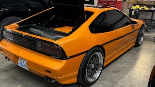 1986 Pontiac Fiero Gt LS4 V8 Swap Cold Start [upl. by Ayin]