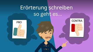 Wie schreibe ich eine lineare Erörterung  Tipps und Tricks [upl. by Madancy]