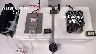 Peltier with Water Cooling VS Air Cooling Performance test Advantages amp Disadvantages [upl. by Pembrook]