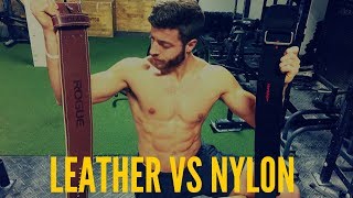 Leather vs Nylon Lifting Belts What Are the Differences [upl. by Audres373]