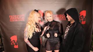 Shriekfest 2021 Red Carpet Interviews  Lilian Mortis amp Mortis the Devil’s Reject [upl. by Gnal]