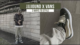 STYLING JJJJOUND x VANS OLIVE SK8MID 3 WAYS  TIMOTHYKOH [upl. by Hyacintha]