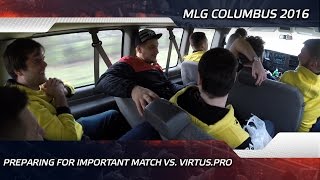 NaVi preparing for important match vs Virtuspro  MLG Columbus 2016 ENG SUBS [upl. by Ayamahs]