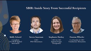 SBIR Inside Story from Successful Recipients [upl. by Eedrahc]