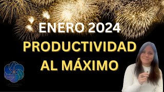 ASTROLOGÍA ENERO 2024 Máxima productividad [upl. by Kwabena]