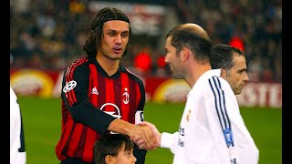 Paolo Maldini vs The Galacticos Figo Zidane Ronaldo [upl. by Ciardap981]