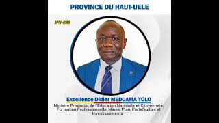 DISCOURS DE MINISTRE PROVINCIAL DE LÉDUNC SE Didier MEDUAMA YOLO CE LUNDI 16 SEPTEMBRE [upl. by Granlund68]