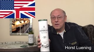 Whisky ReviewTasting Laphroaig 10 years [upl. by Serrano]