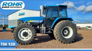 Trator New Holland TM120 ANO 1999  ROHR MÁQUINAS [upl. by Godewyn240]