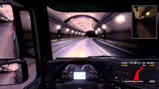 RACING on Autobahn 8x8 Volvo ETS2 130KMH 1800p Macbook Pro Retina  [upl. by Eisoj]