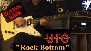 🔴 UFO BAND  Rock Bottom  Cover on guitar Gibson Explorer [upl. by Erasaec]