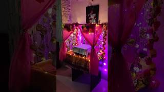 Ganpati Decoration 2024  Ganapati Bappa Morya 🙏 ganpati [upl. by Kenlay]