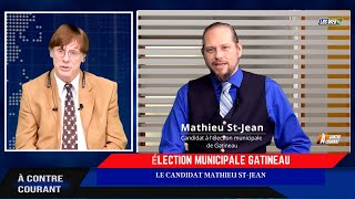 MATHIEU STJEAN candidat à lélection municipale de Gatineau sur le plateau de Luc Angers [upl. by Samau]