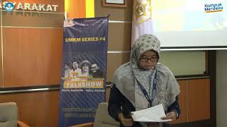 UMKM Series 4 Talkshow Digital Marketing dan Public Speaking [upl. by Nottnerb]