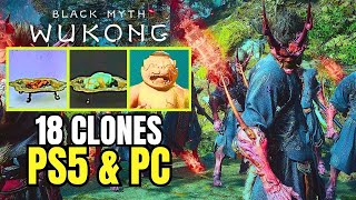 18 CLONES DOS FIOS MÚLTIPLOS em BLACK MYTH WUKONG  PS5 amp PC [upl. by Sucitivel]