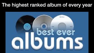 The best album of every year 19382023 according to besteveralbumscom [upl. by Alphonsa]