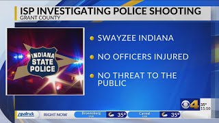 Indiana State Police investigating officerinvolved shooting in Swayzee [upl. by Scheers370]