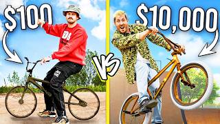 100 vs 10000 BMX Bikes [upl. by Idnew]