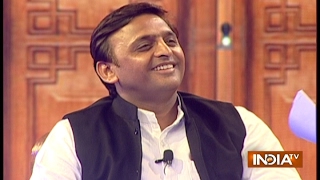 UP CM Akhilesh Yadav in Aap Ki Adalat 2017 at Chunav Manch 2017 [upl. by Loise]