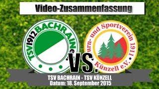 Gruppenliga TSV Bachrain  TSV Künzell [upl. by Oliana]