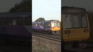 british pacer train  northern  railway trains trainspotting pacer [upl. by Eiblehs]