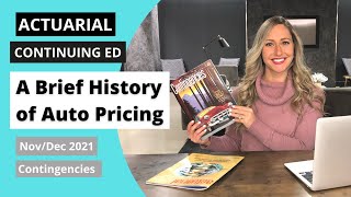 History of Auto Insurance Pricing  Actuary Continuing Ed [upl. by Gray]