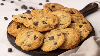 The Best Chocolate Chip Cookie Recipe Ever crunchy outside and chewy inside [upl. by Nehte]