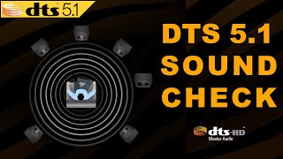 DTS SOUND TEST TONE  51 Surround Test  HD  Soundbar Home Theater Subwoofer Bass [upl. by Lach]